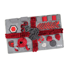 Pet Snuffle Feeding Mats Noseworks Feeding Mats Dog-XL Red