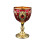 Stylish 100ml Antique Themed Drinking Cup Durable Alloy-Red 1