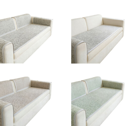 Summer Cooling Rattan Pad Sofa Cushion-70*150cm Light Grey 1
