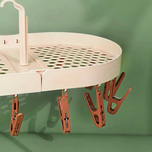 Rotatable Drying Rack PP Foldable360 Dark Blue 2