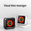 Digital Kitchen Timer Visual Timer Rechargeable-Black 5