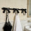 Iron Wall Mounted Hook With Bowknot Designs For Hanging-Black 7