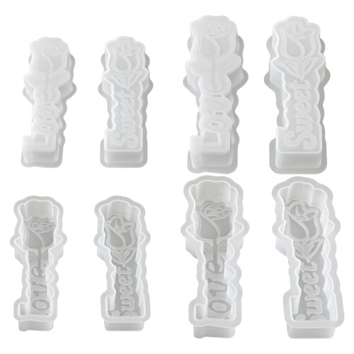 Rose Shape Candle Silicone Molds For Making Pillar Candle-4 1