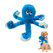 Octopus Pet Plush Toy Cat Dog Squeaker Squeaky Bite Resistant Puppy Interactive Training Aggressive Chewers Toys
