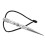 4Pcs Silver DIY Knitting Needles for Bracelet Work and Weaving 10