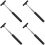 4 Pcs Rear Mirror Squeegee Rear-View Wiper Car Window With Handle 4