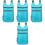 4Pcs Versatile Sky-Blue Outdoor Sports Backpack for Storage 2