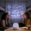 Portable LED Projection Desk Lamp With Remote USB Charging-A 7