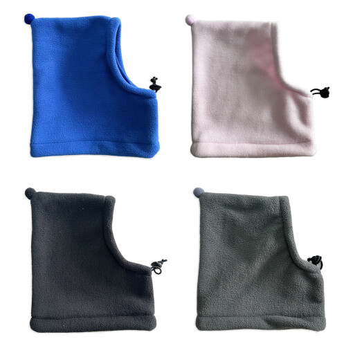 Dog Plush Hat Pullover Headpiece For Small to Large-Blue M 1