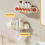 Wall Mount Toothpaste Holder And Bathroom Organizer-Milky White 5