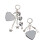 Practical Mini Mirror Key Holder For Keys Wallet Or Purse-A02 2