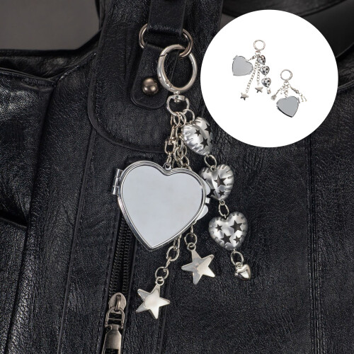Practical Mini Mirror Key Holder For Keys Wallet Or Purse-A02 2