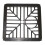 Plastic Square Gulley Grid 6 x 6'' 1