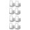 2 Count Wall Mount Pot Lid Organizer Storage Rack Organizers Holder 4
