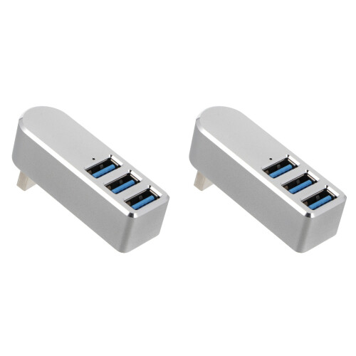 2 USB Hub 3 Port USB Splitter Für Laptop 1