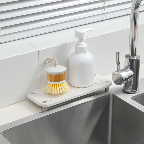 Diatomite Sink Caddy25x10x2.5cm Grey or White 2