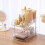 2-Tier Slide-Out Acrylic Drawer Organizer with Movable 2