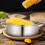 5Pcs Kitchen Stainless Steel Cookware Set Silver Ergonomic Handle Pots 3