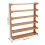 1Set Bamboo Standing Shoe Rack Multi-Tier Brown Organizer for Home Use 2
