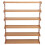 1Set Bamboo Standing Shoe Rack Multi-Tier Brown Organizer for Home Use 6