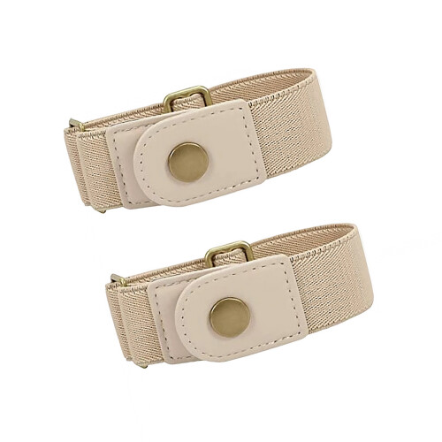 MultiFunctional Elastic Waist Belt With Secure Closure-khaki