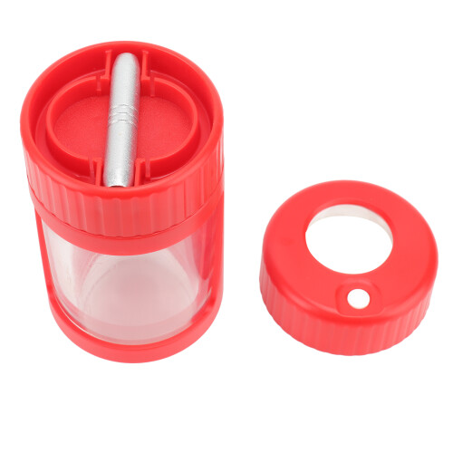 LED Light-Up Cigarette Jar with Grinder & Airtight Seal 2