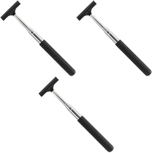 3 Pieces Rear View Mirror Squeegee Car Side Window Rearview Wipe 1