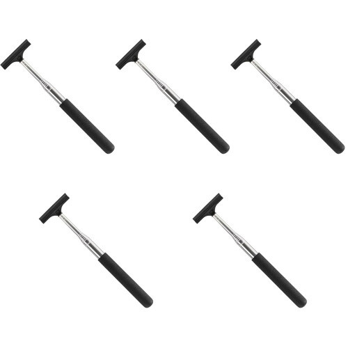 5 Pack Automobile Windshield Squeegee Long Handle Wiper Cleaner Black 1