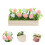 Mini Fleurs Miniatures Déco Fenêtres Maison De 6