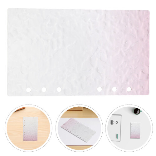 Roze A6 Acryl Journal Cover Met Refillbare Planner Bescherming 2
