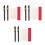 6Sets Versatile Tailor Markers Fabric Pens Washable for DIY Sewing Use 2