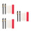 6Sets Versatile Tailor Markers Fabric Pens Washable for DIY Sewing Use 3
