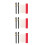 6Sets Versatile Tailor Markers Fabric Pens Washable for DIY Sewing Use 6