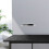 1Set Acrylic Small Floating Wall Shelf with Cable Management for Home 8