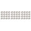 48Pcs Stainless Steel Silver Drawer Butt Hinge for Door and Window Use 3