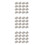 48Pcs Stainless Steel Silver Drawer Butt Hinge for Door and Window Use 4
