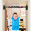 Portable Pull Up Bars Adjustable Steel Doorway Bar Black for Home 8