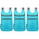 3Pcs Sky-Blue Lightweight Travel Backpack with Waterproof Design 3