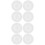 8Pcs Reusable Silicone Cup Lids Transparent Round Covers for Home Use 4