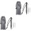 2Pcs Durable Black Paracord Lacing Needles Kit for DIY Bracelet Making 3