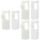 6Pcs Flute Blow Aid Mouthpieces Nylon Material Compact Assorted Colors 5