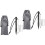 2Pcs Durable Black Paracord Lacing Needles Kit for DIY Bracelet Making 4