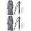2Pcs Durable Black Paracord Lacing Needles Kit for DIY Bracelet Making 5