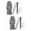 2Pcs Durable Black Paracord Lacing Needles Kit for DIY Bracelet Making 7