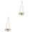 2Sets Durable Wood and Stainless Steel Parrot Feed Swing with Perch 2