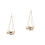 2Sets Durable Wood and Stainless Steel Parrot Feed Swing with Perch 3