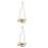2Sets Durable Wood and Stainless Steel Parrot Feed Swing with Perch 4