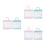 6Pcs Nylon File Bags Snap Button Document Organizers for Office 5