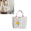 Handtasche aus Samt mit Erdbeermuster 5