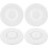 12Pcs Spill Proof Silicone Cup Lids with Straw Hole for Home Use 11